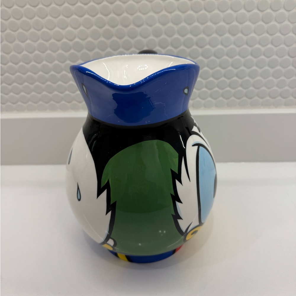 The Art of Disney Ceramic Donald Duck Pitcher - Blue and Black - Picture 2 of 6